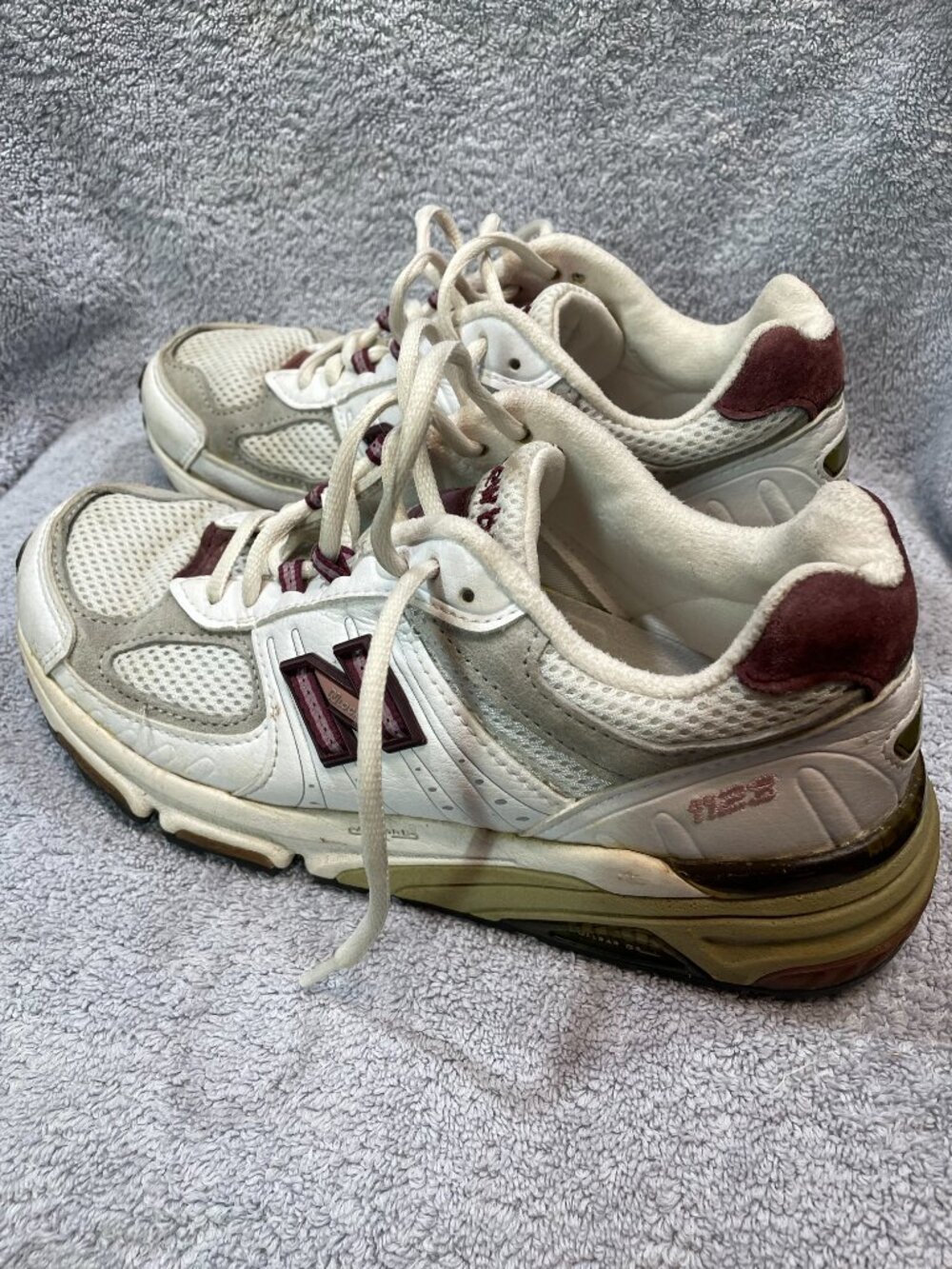 New Balance 1123 Running Shoes Sneakers Womens Size 7 White Purple Made in USA - Picture 3 of 12
